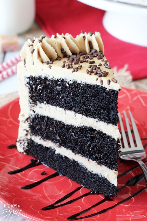 Caramel Mocha Chocolate Cake