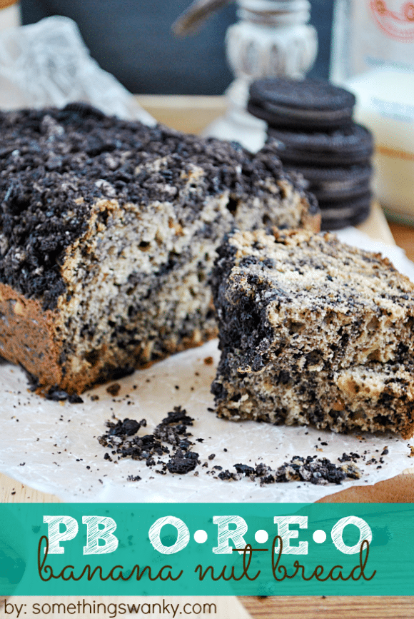 Peanut Butter Oreo Banana Bread