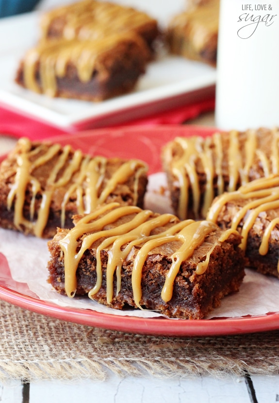 Pretzel Caramel Nutella Brownies