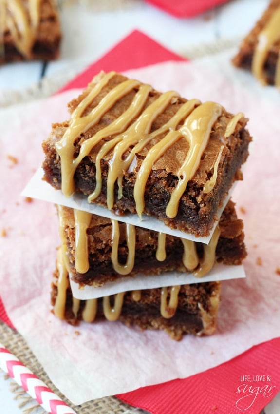 Pretzel Caramel Nutella Brownies