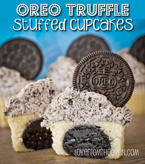 Oreo-Truffle-Stuffed-Cupcakes