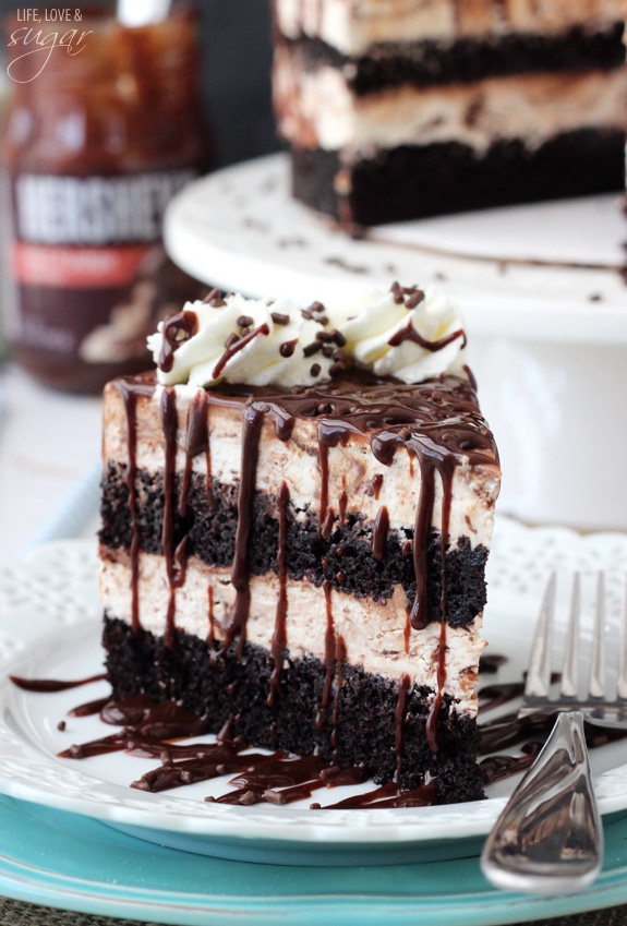 Cake Batter Fudge Brownie Ice Cream Cake Life Love and Sugar