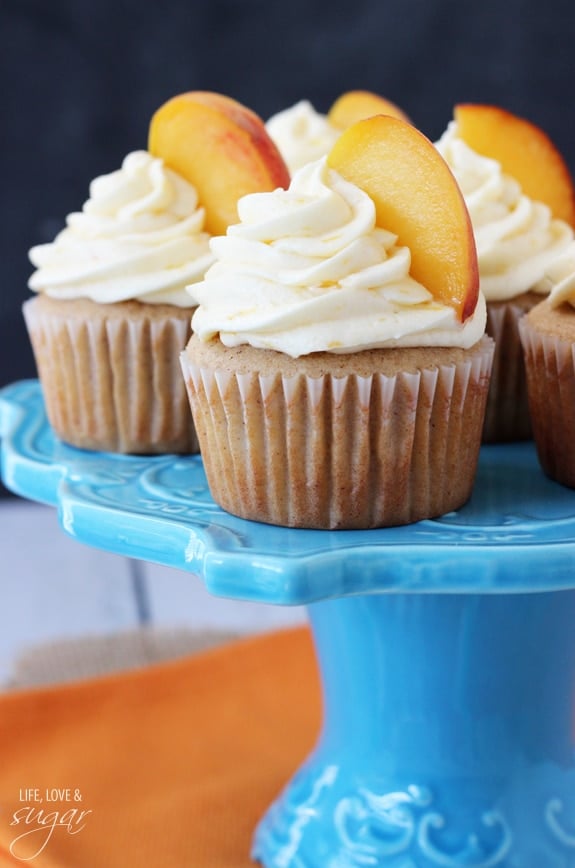 Peach Pie Cupcakes