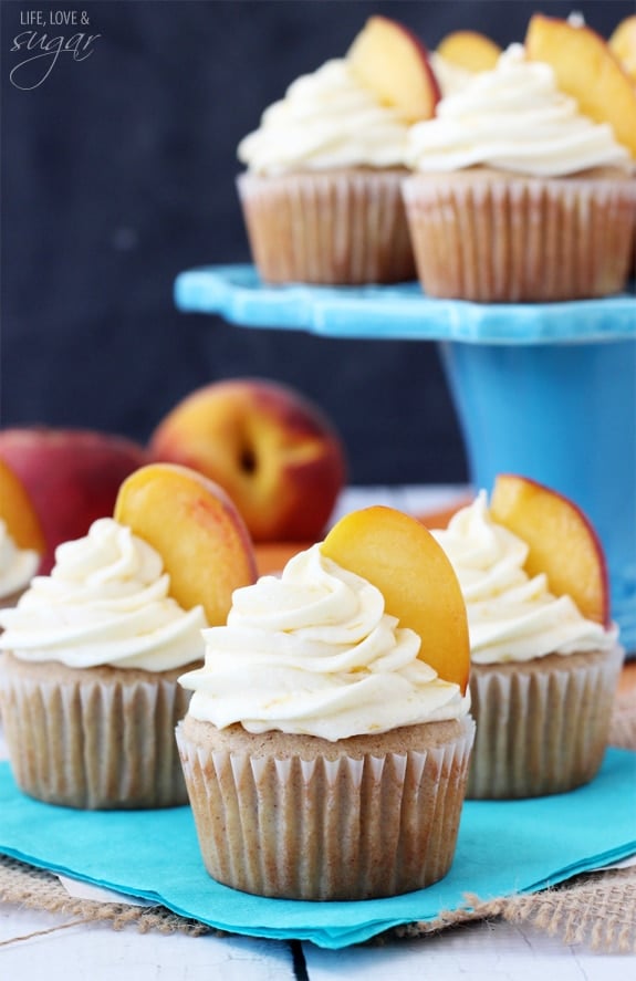 Peach Pie Cupcakes