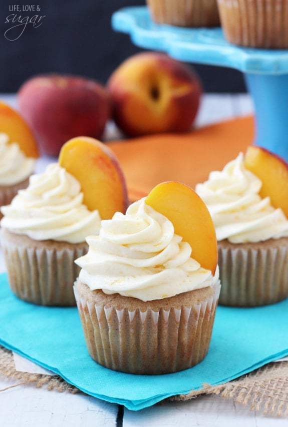 Peach Pie Cupcakes