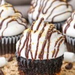 Smores Cupcake close up image