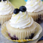 Lemon Blueberry Cupcakes