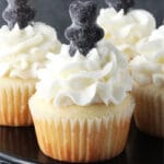 Anise Licorice Cupcakes close up