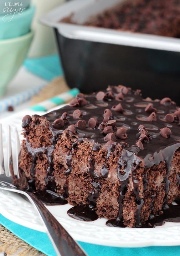 A Serving of Death by Chocolate Icebox Cake on a plate