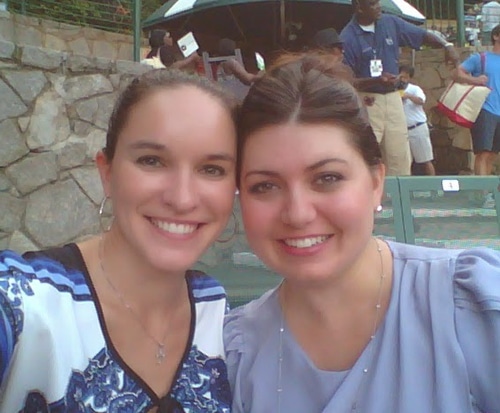 A Selfie of Lindsay and Her Friend Lauren at the En Vogue Concert