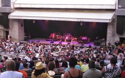 The View of the Stage From Our Seats at the En Vogue Concert