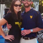Lindsay and Her Husband Ian Hanging Out at the Alabama vs West Virginia Tailgate