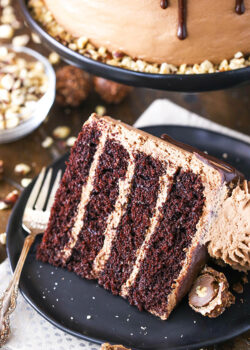 Image of Nutella Chocolate Cake slice