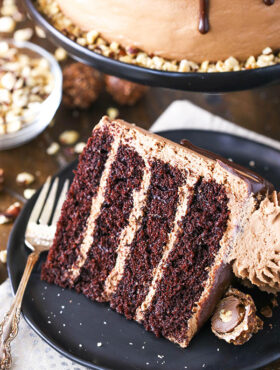 Image of Nutella Chocolate Cake slice