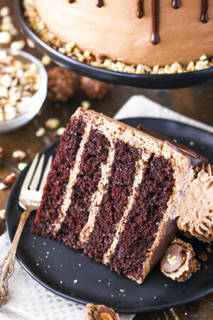 Image of Nutella Chocolate Cake slice