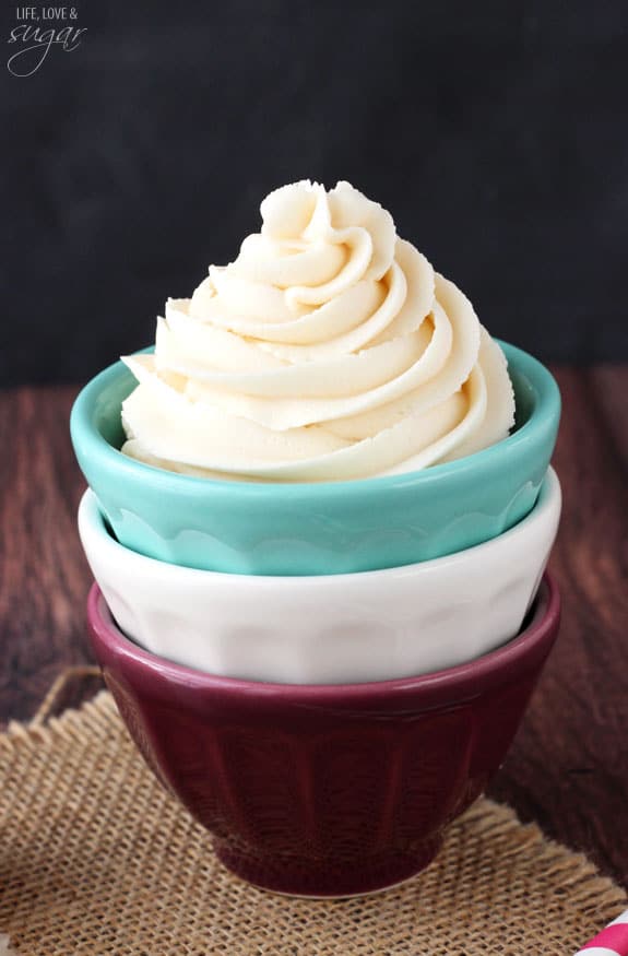 Vanilla Buttercream Frosting - Life Love and Sugar