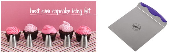 The Best Ever Cupcake Icing Kit and a Wilton Cake Lifter