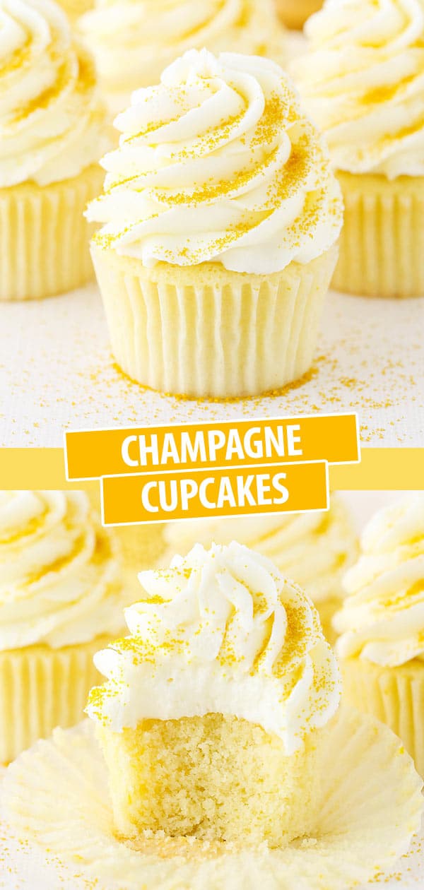 Champagne Cupcakes The Best New Years Dessert