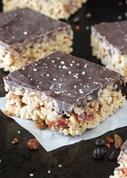 Maple Bacon Rice Krispie Treats