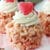 Valentine's Day Rice Krispie Treat Cupcakes
