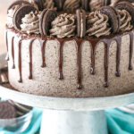 side view of Chocolate Oreo Cake