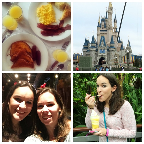 Collage of food bloggers at Disney World
