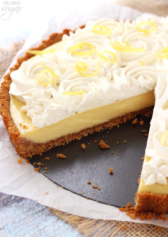 Creamy Lemon Tart - sweet, tart and delicious!