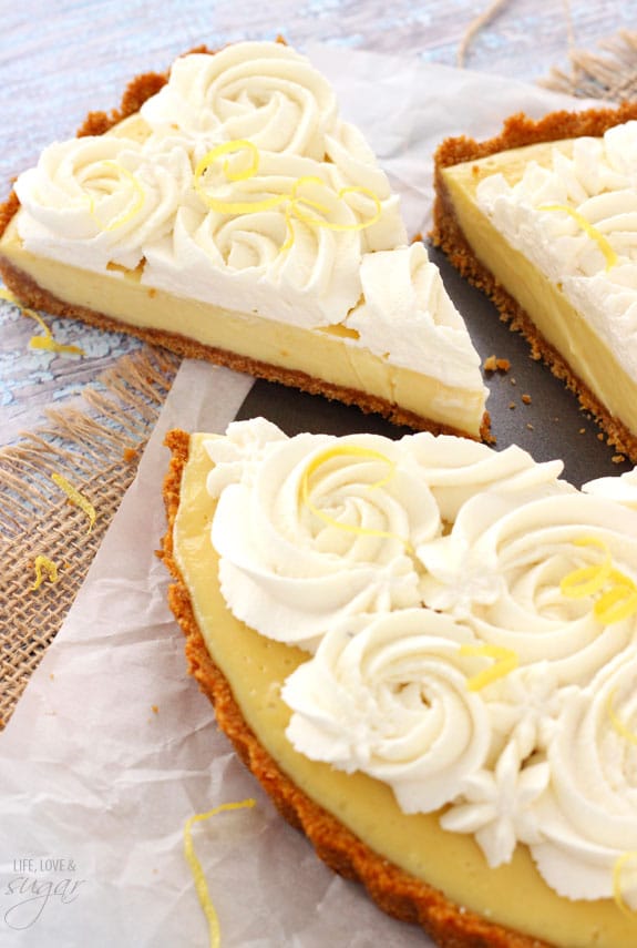 Creamy Lemon Tart - sweet, tart and delicious!