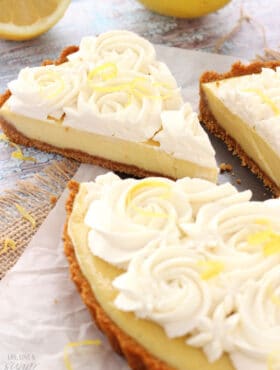 Image of a Creamy Lemon Tart