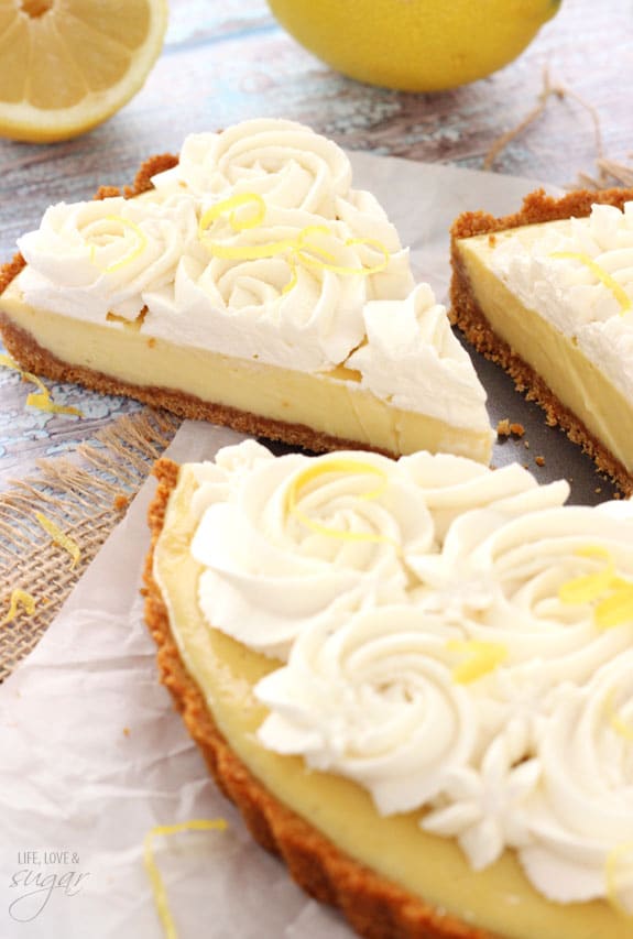 Creamy Lemon Tart - sweet, tart and delicious!