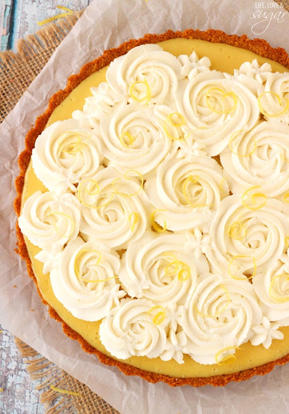 Creamy Lemon Tart - sweet, tart and delicious!