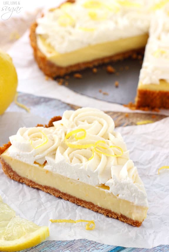 Creamy Lemon Tart - sweet, tart and delicious!