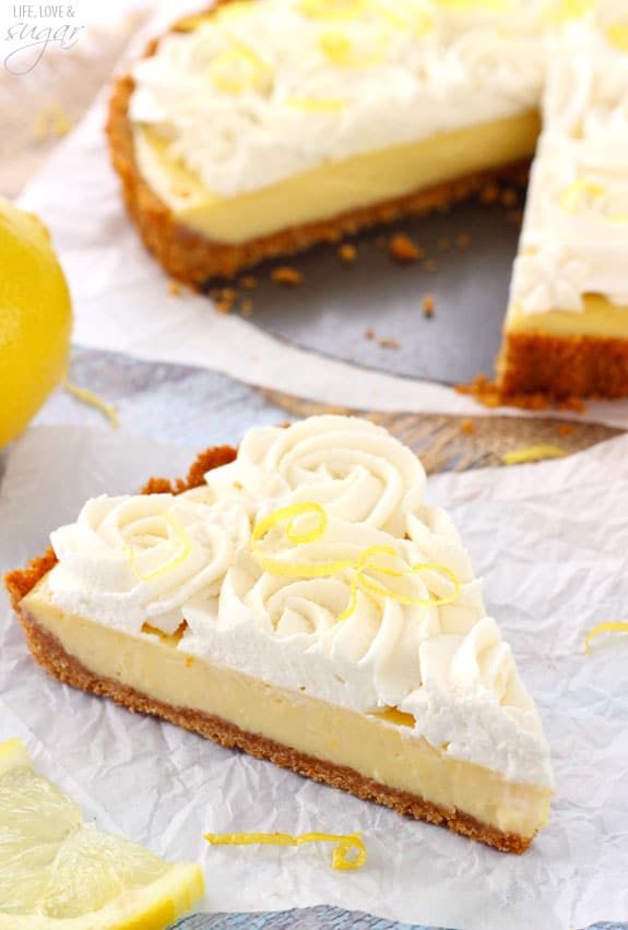 Creamy Lemon Tart - sweet, tart and delicious!