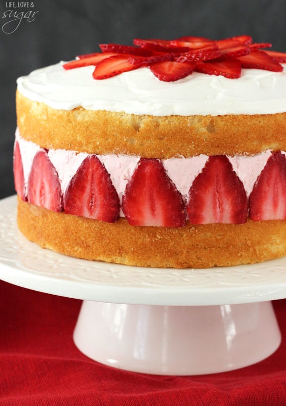 Best Strawberry Ice Cream Cake Recipe | Homemade Strawberry Cake