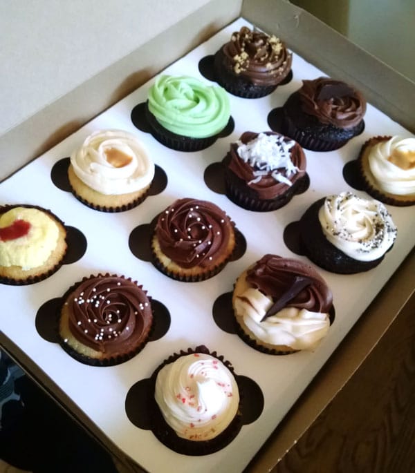 A Box of Twelve Assorted Cupcakes from Best Food Facts