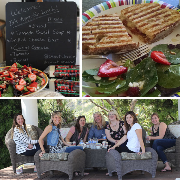 A Collage From Our Grilled Cheese Bar Lunch