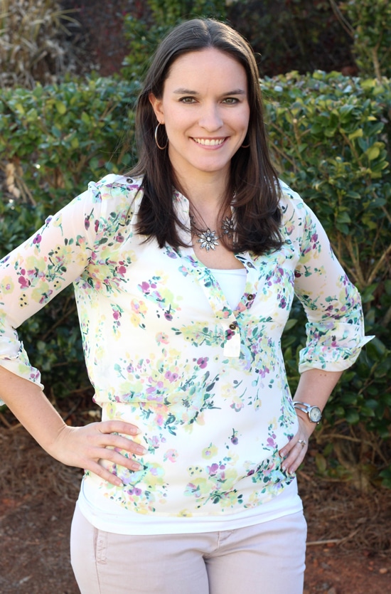 Author modeling Stitch Fix outfit 3
