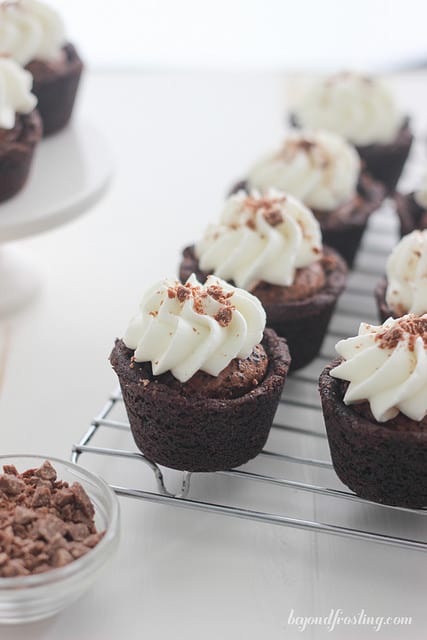 Chocolate Cream Pie Cookie Cups