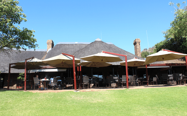 The Patio of the Restaurant Overlooking the Game Drive