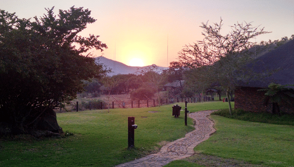 A Sunrise at Bakubung Bush Lodge in South Africa