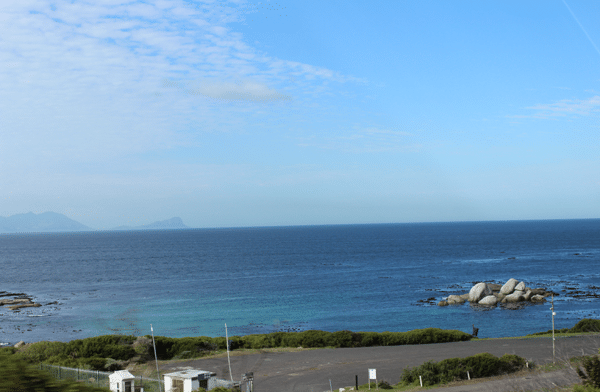 Coastline past St. Simon