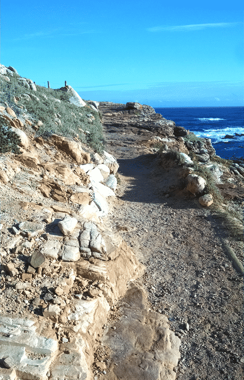 Path of Good Hope path along beach