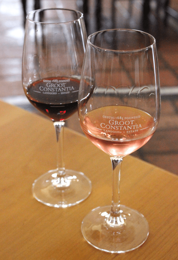 Groot Constantia wine tasting