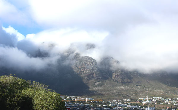 Mountains in the clouds