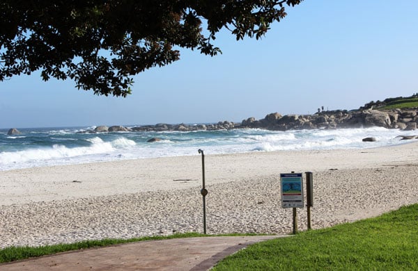 Camps Bay beach and ocean