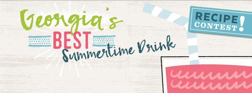 Georgia's Best Summertime Drink recipe contest advertisement