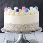 Sparkly Pom Pom Cake