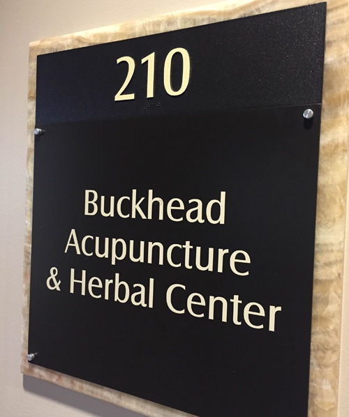 The Buckhead Acupuncture & Herbal Center Sign