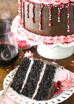 Red Wine Chocolate Cake image