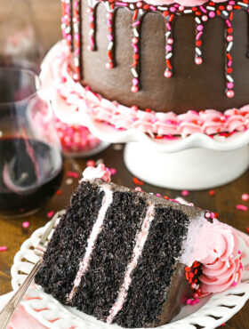 Red Wine Chocolate Cake image